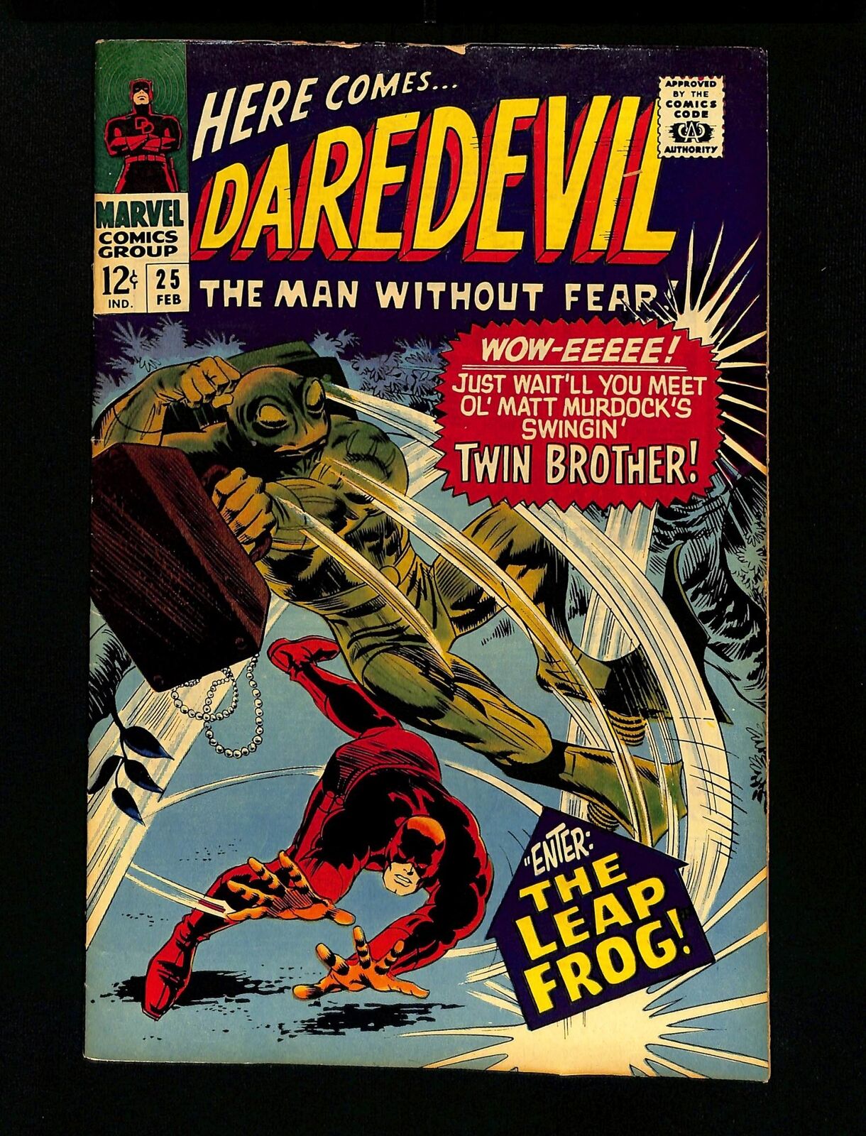 Daredevil #25 FN/VF 7.0 1st Appearance of Mike Murdock Leap Frog Daredevil