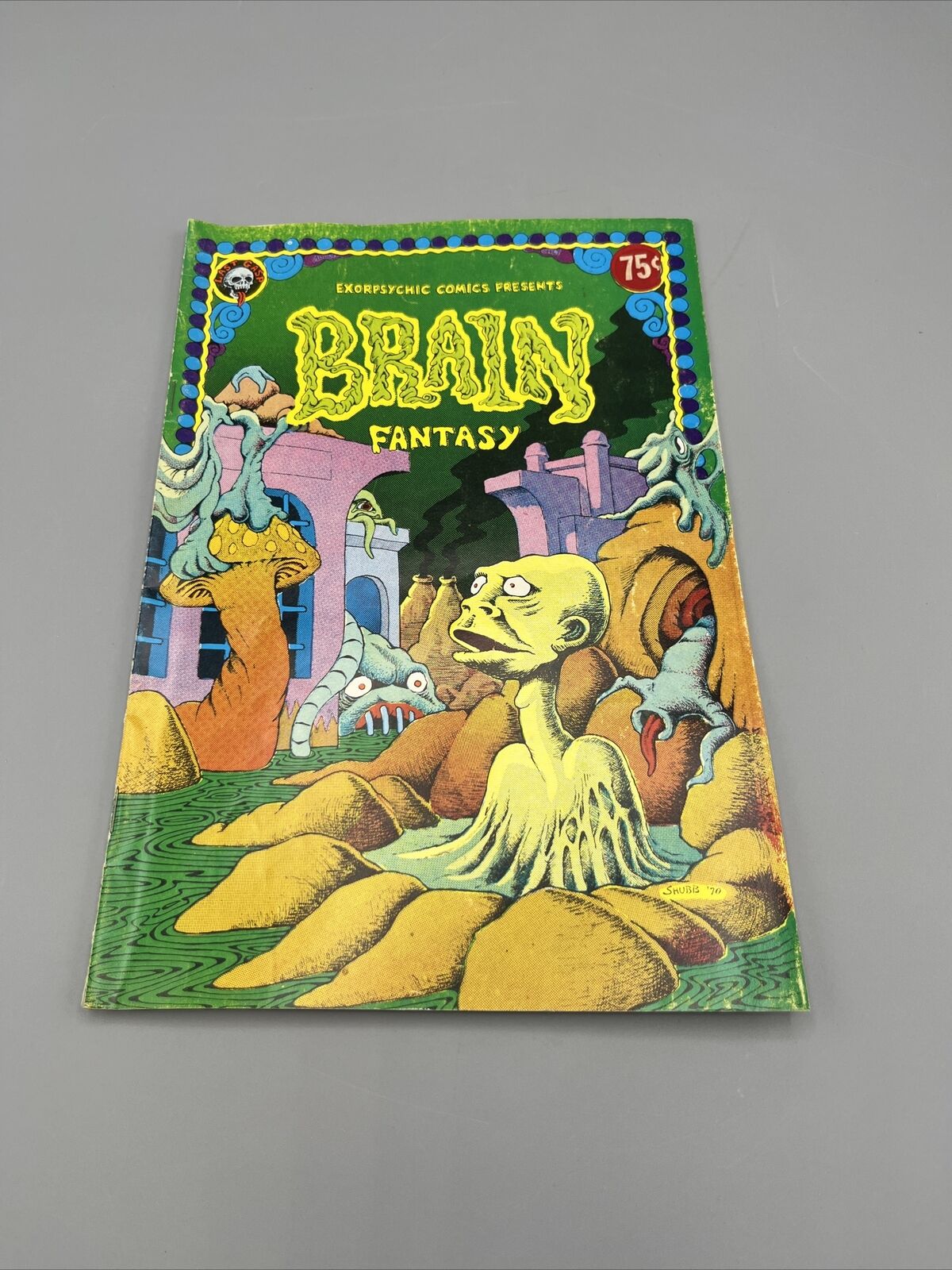 Brain Fantasy exorpsychic comics #1 1972 Last Gasp Rick Shubb