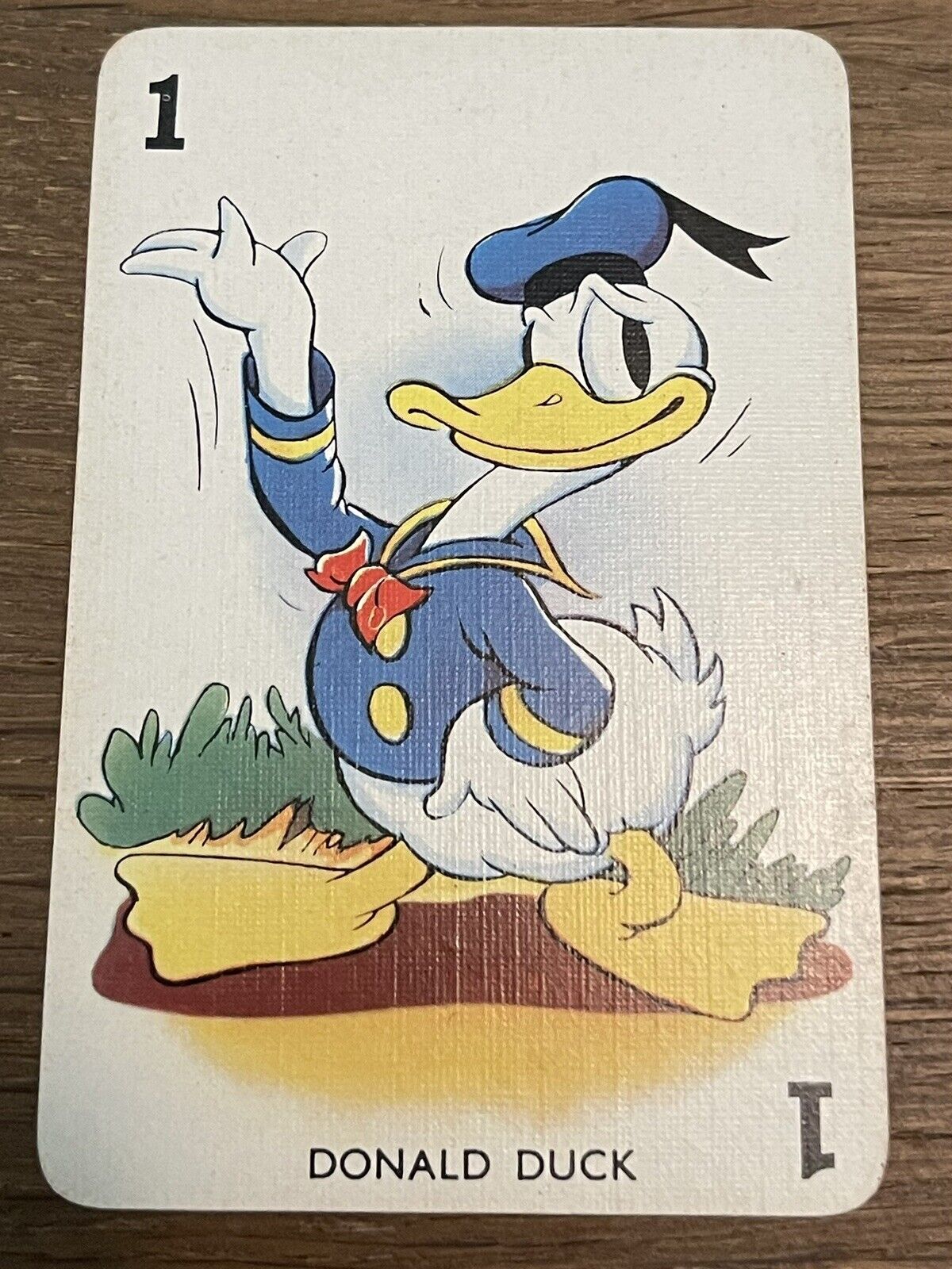 VINTAGE 1938 CASTELL DONALD DUCK SHUFFLED SYMPHONIES CARD NM-MINT+ AMAZING