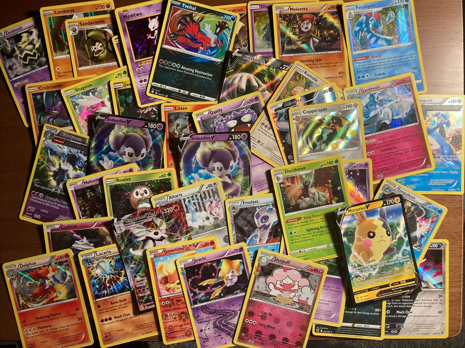 Pokémon TCG 5x Mystery Holo Cards UK Joblot Featuring V Cards And More Read Desc