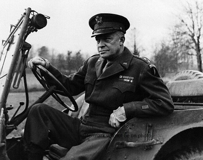 General of the Army, Dwight D. Eisenhower in a Jeep 8\