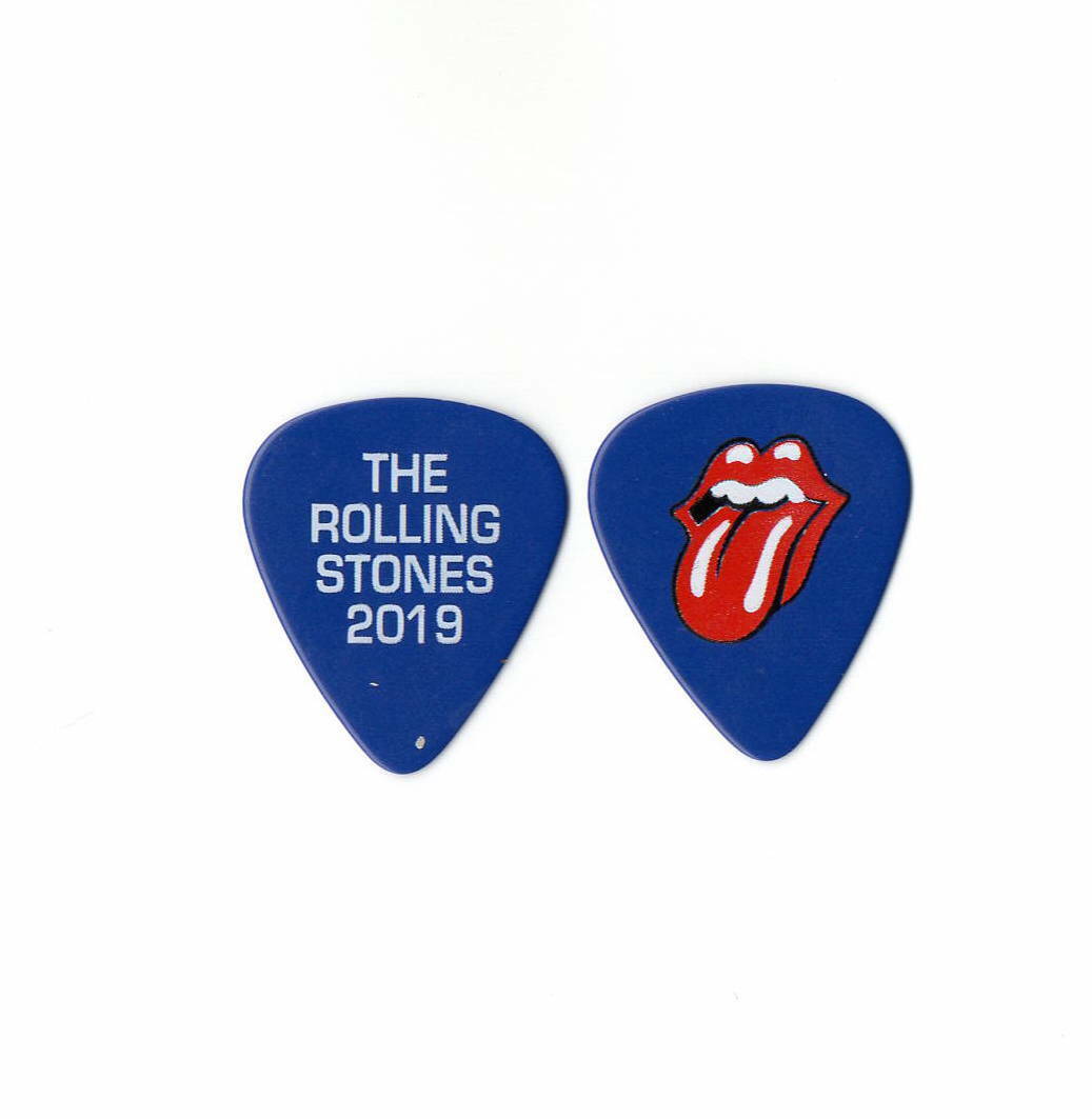 RON WOOD THE ROLLING STONES 2019 TOUR GUITAR PICK 