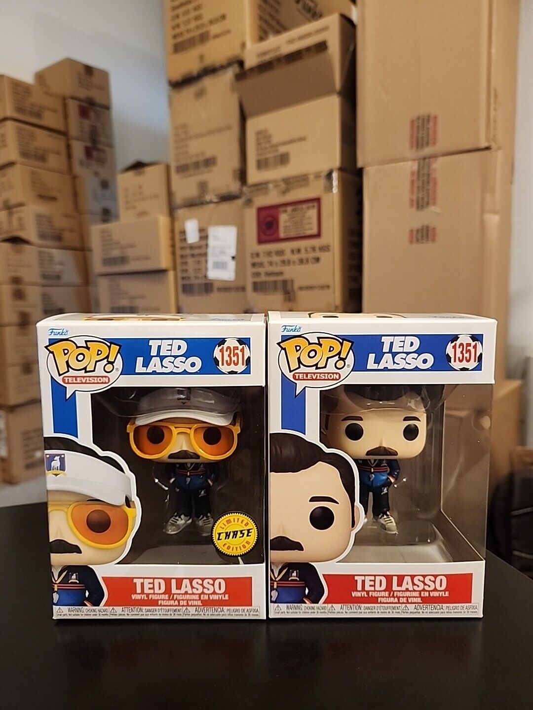 Funko POP TV: Ted Lasso - Ted Lasso Limited Edition Chase & Common Bundle - Mint