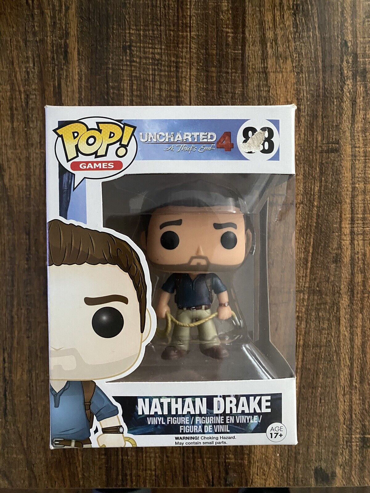 Funko POP Games Nathan Drake Uncharted 4 #88 Vaulted