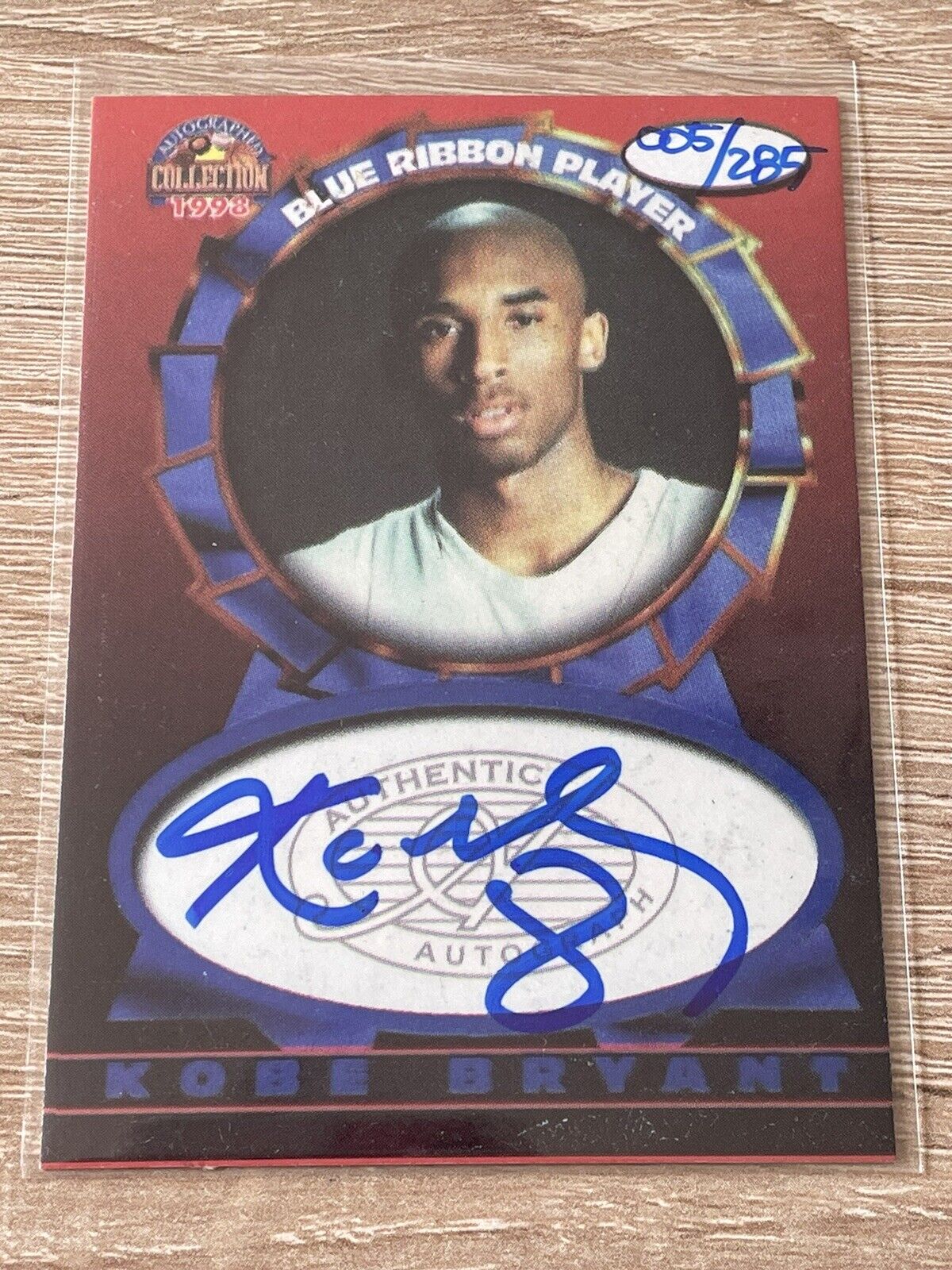 1997-98 Score Board Autographed Collection Blue Ribbon Player /285 Auto