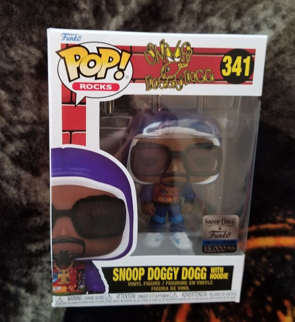 Pop Funko 341 Snoop Doggy Dogg with Hoodie Limited Edition