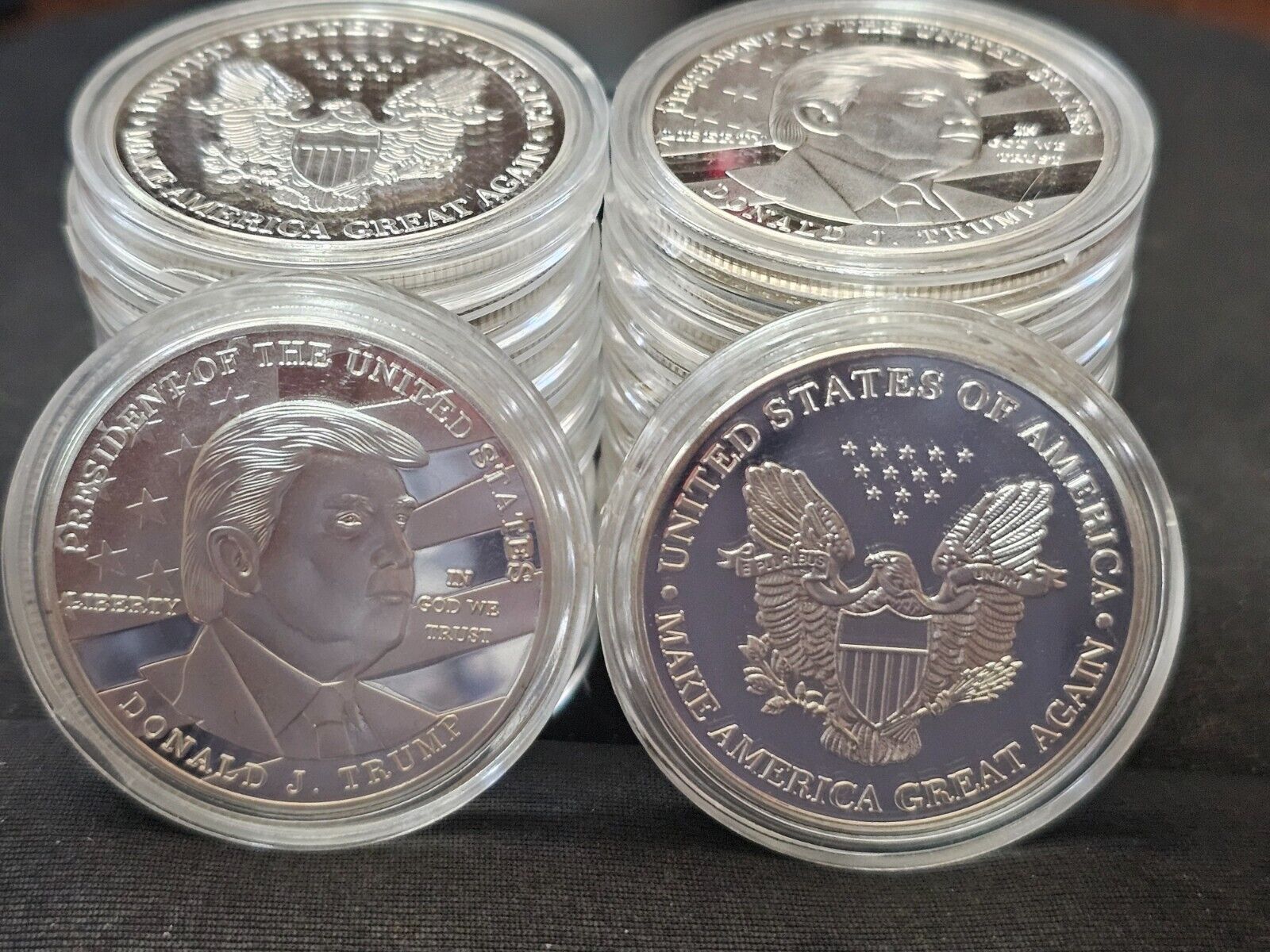 2024 Donald Trump silver President Make America Great Again coin (1 PCS) MAGA