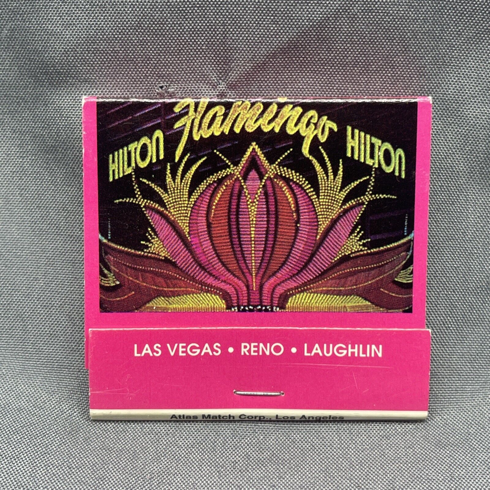 Flamingo Hilton Hotel Casino Las Vegas Nevada Matchbook Matches Vintage