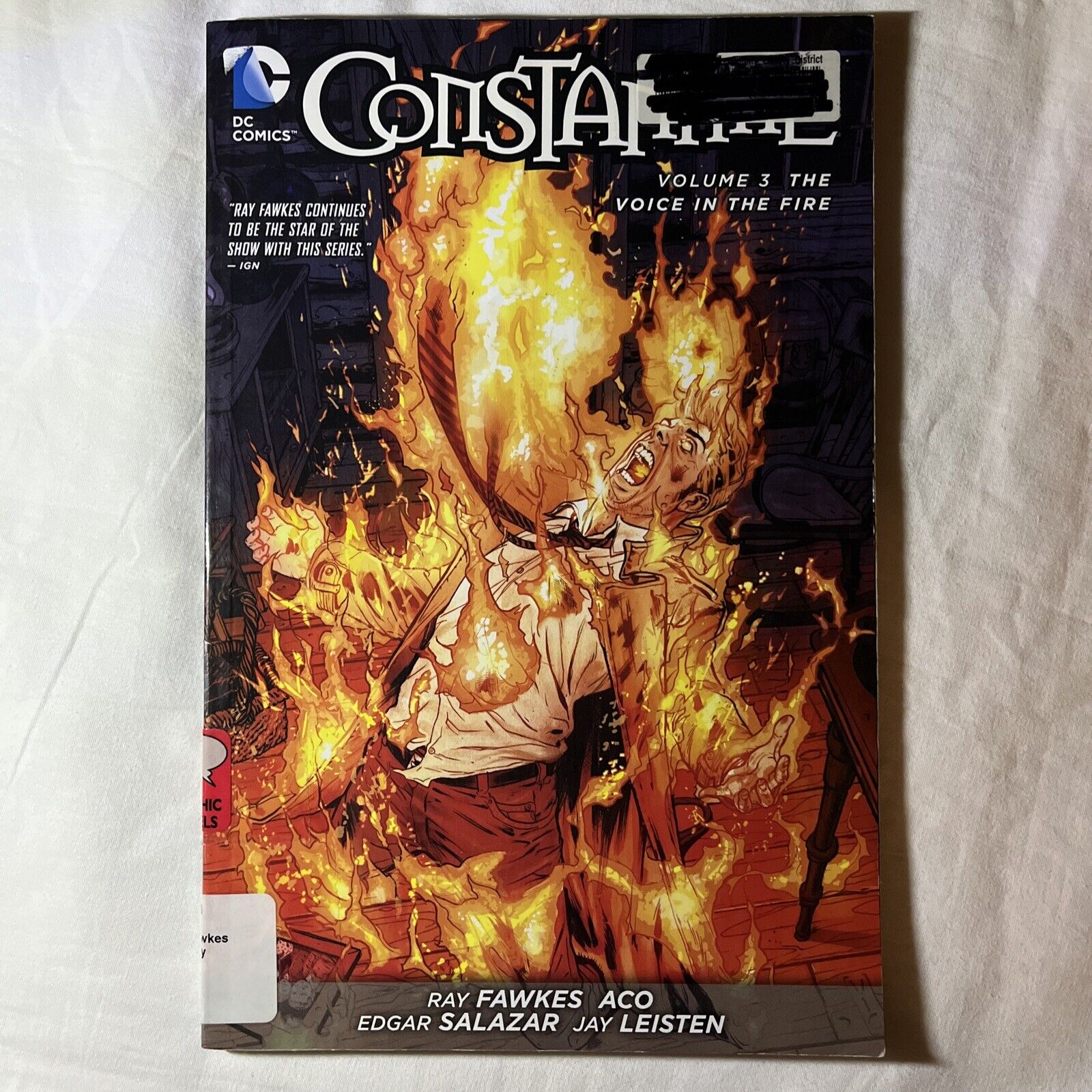 Constantine Vol. 3: The Voice in the Fire (the New 52) by Fawkes, Ray