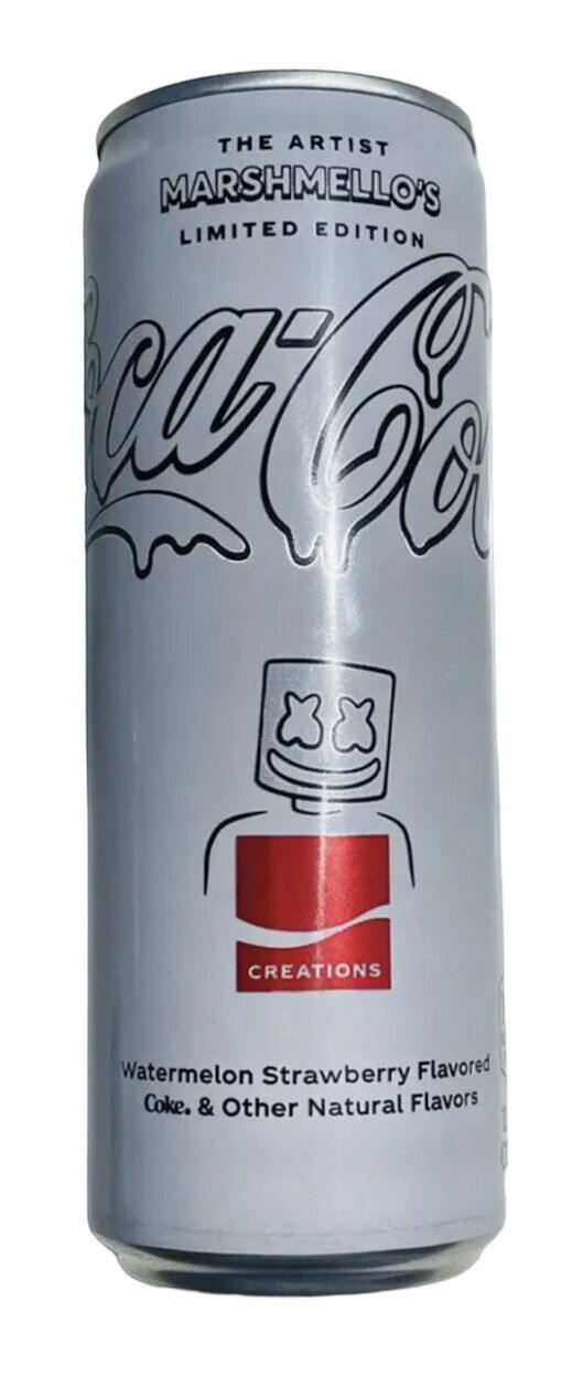 COCA-COLA Marshmallow Artist Creations Collaboration Limited Edition Coke, 1 Can
