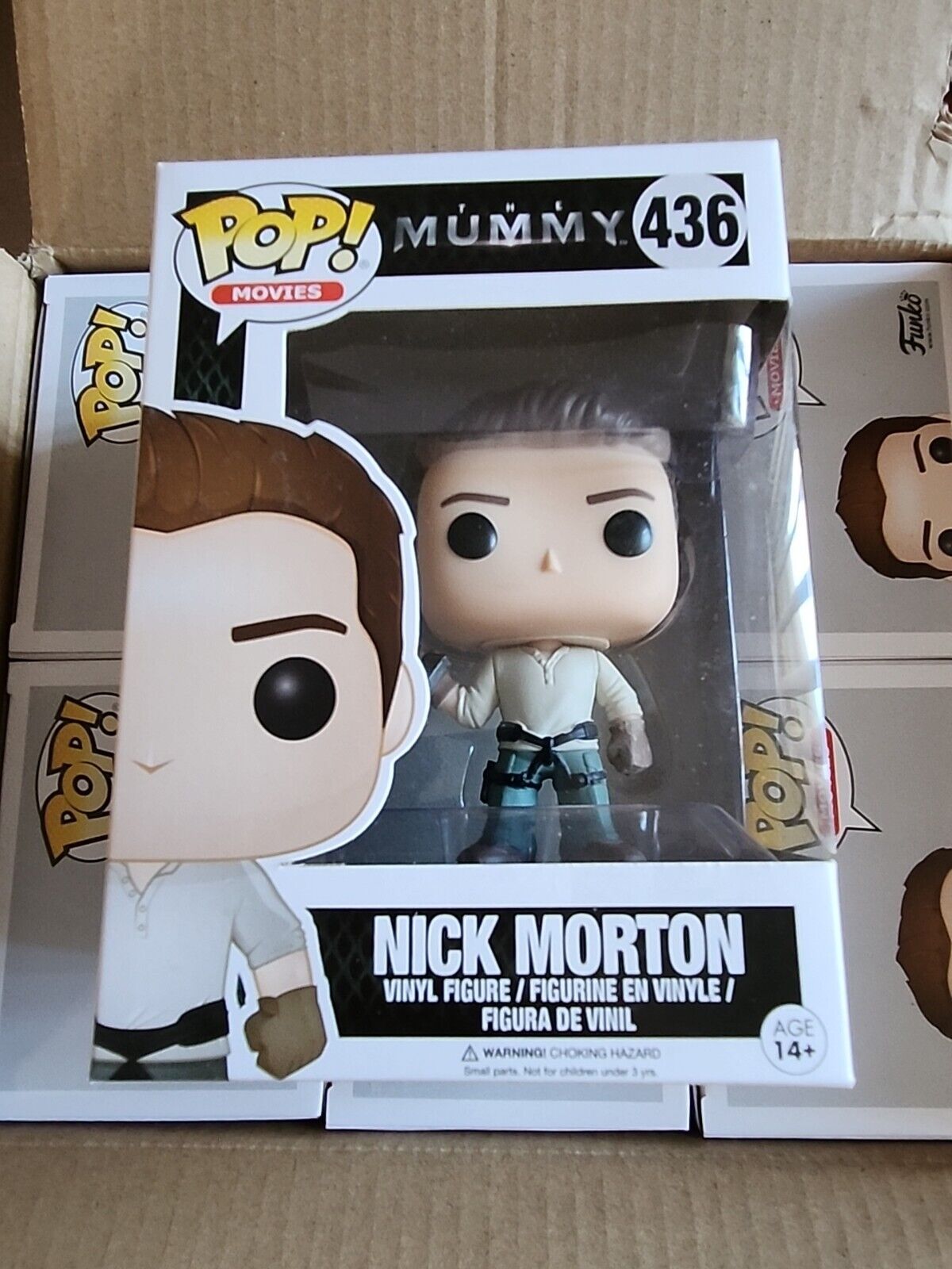 Funko Pop Nick Morton 436 Tom Cruise The Mummy Movies Cancelled Release Rare