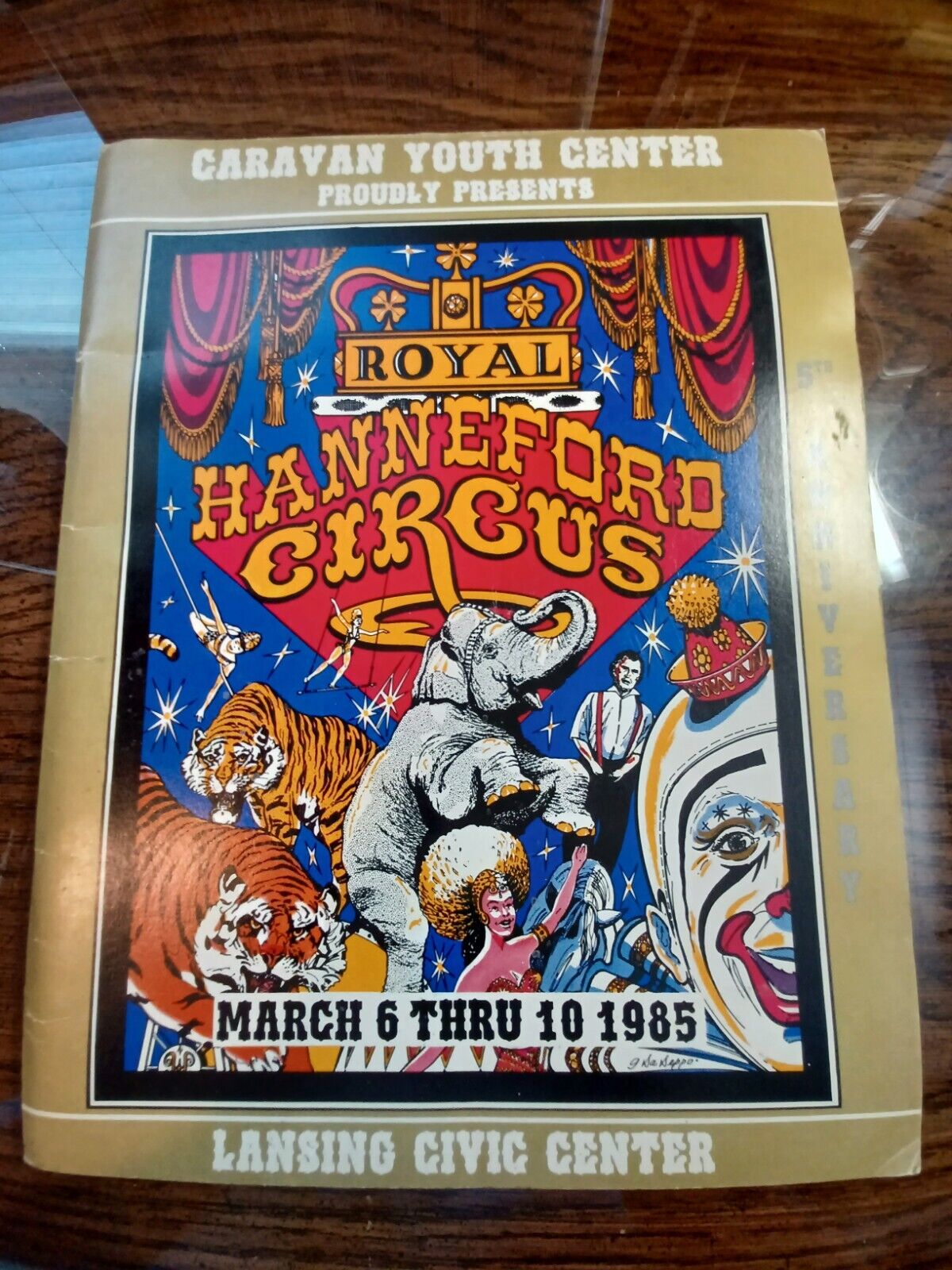 Caravan Youth Center - Royal Hanneford Circus Coloring Book and Program 1985