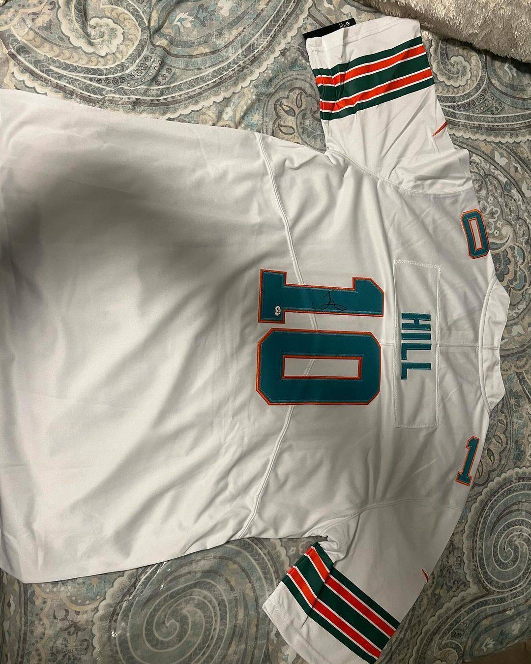 Autographed Official Tyreek Hill Miami Dolphins Jersey