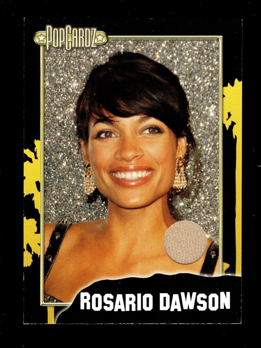 2008 POPCARDZ ROSARIO DAWSON DRESS RELIC AHSOKA STAR WARS DAREDEVIL
