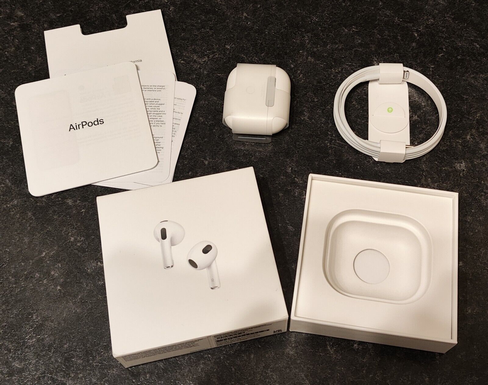 Apple Airpods(3rd generation) Bluetooth Wireless Earphone Charging Case White