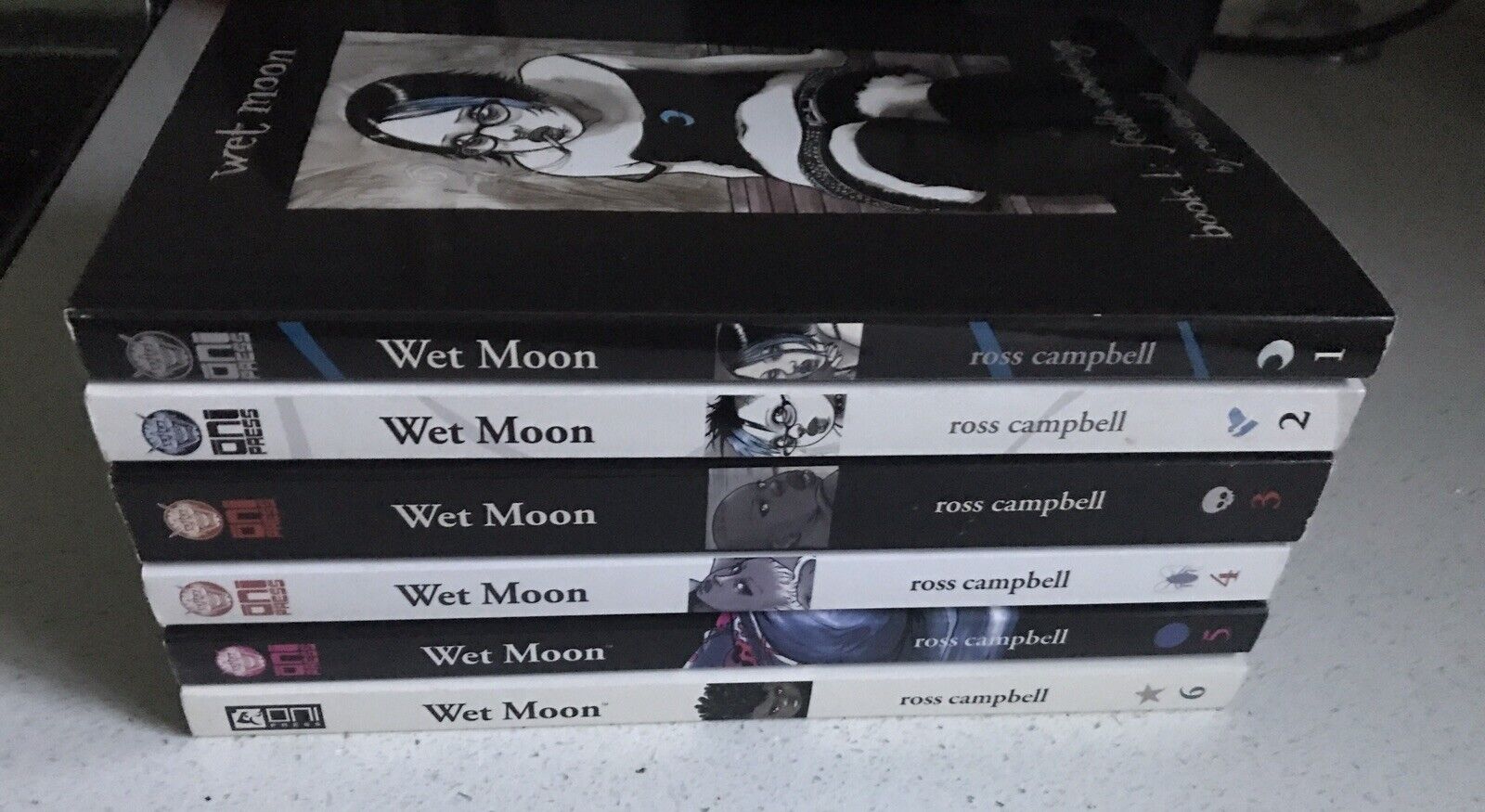 WET MOON VOL 1-6 BY ROSS CAMPBELL