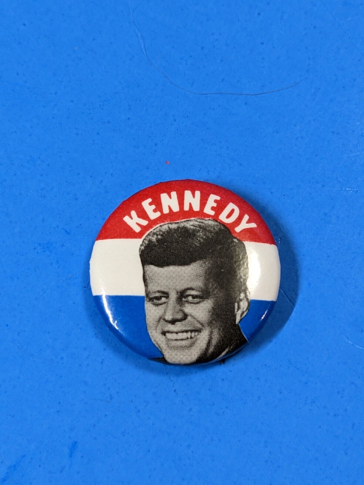 John F. Kennedy JFK Pin Back Campaign Button 1984 JFK library Reproduction (A3)