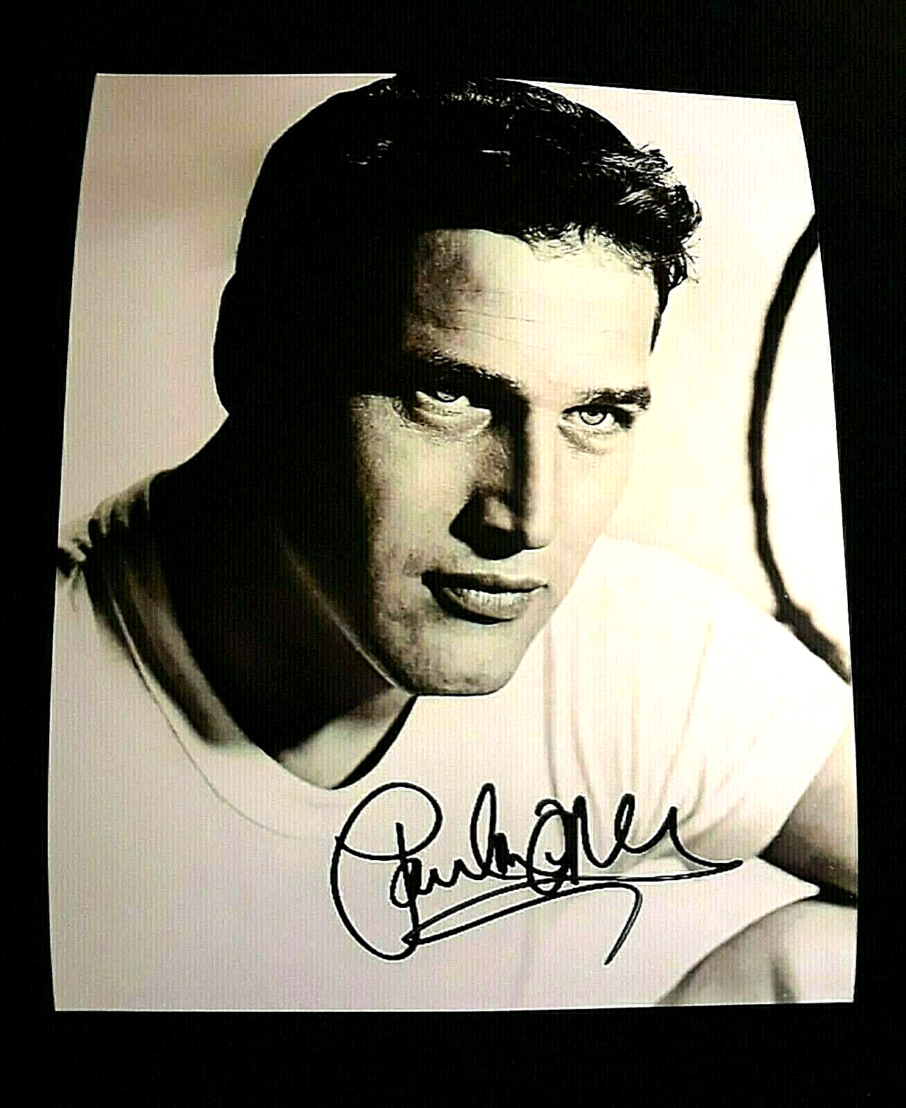 NEWMAN PHOTO Signed 8 x 10 Black White Autographed