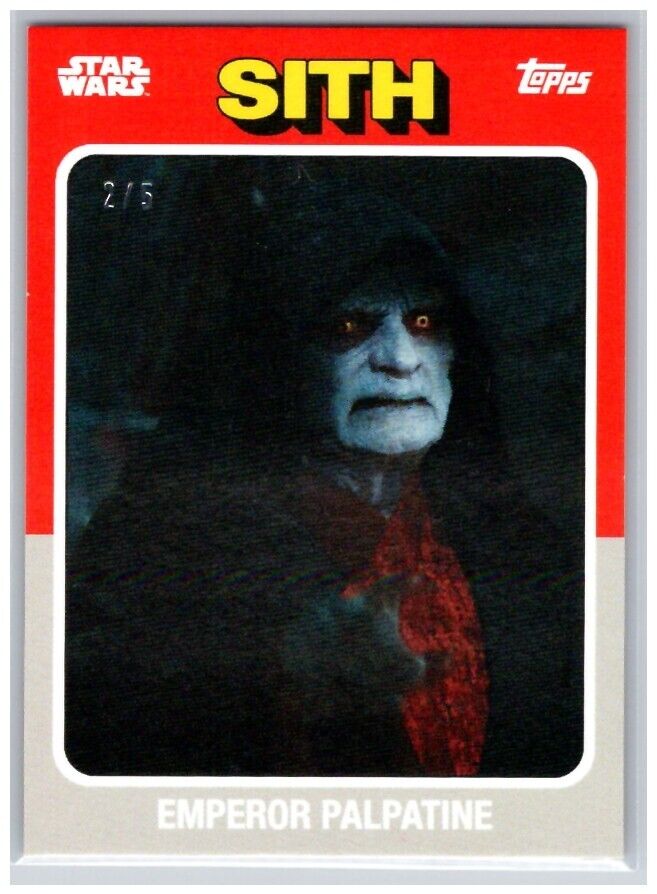 2024 Topps Throwback Thursday Star Wars  #342 Emperor Palpatine Silver 2/5