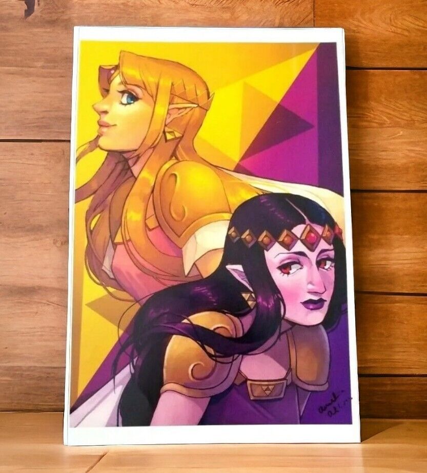 The Legend of Zelda Inspired Glossy Poster Signed by Artist 11\