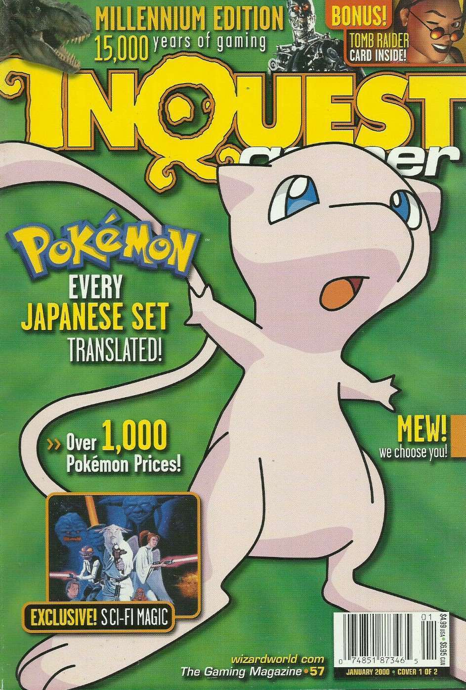 Inquest Gamer Magazine #57A FN; Wizard | Pokemon Mew Cover - we combine shipping