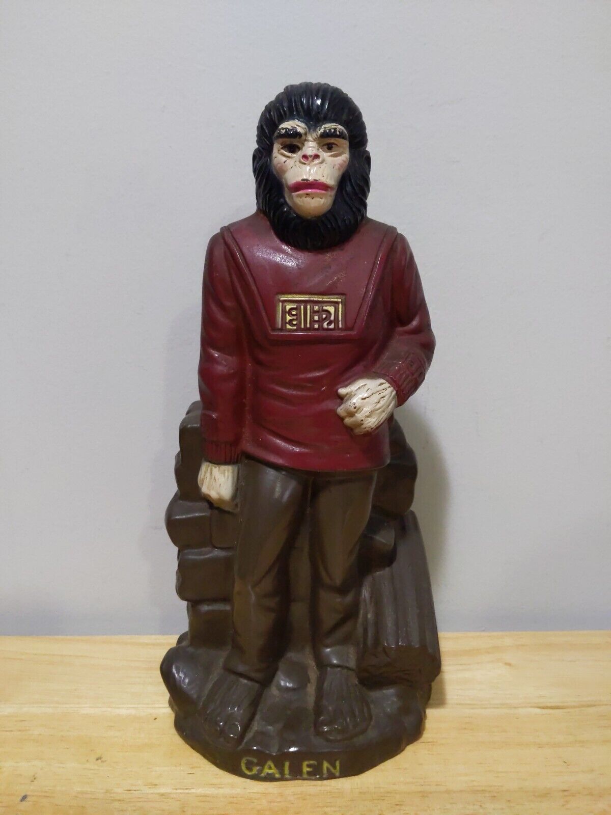 Vintage Planet Of The Apes Gallen Piggy Bank Figure 1974 10\