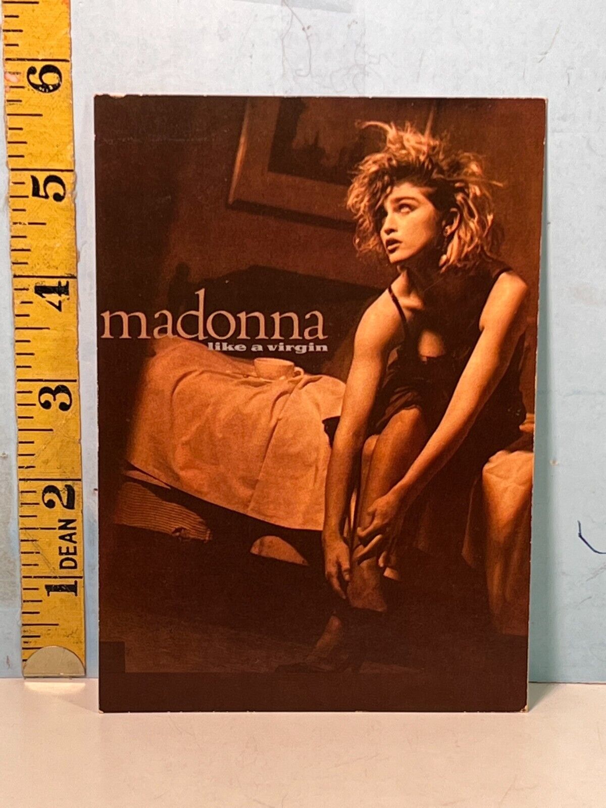 1990\'s Pinup Cheesecake Postcard: Madonna Like a Virger Record 71