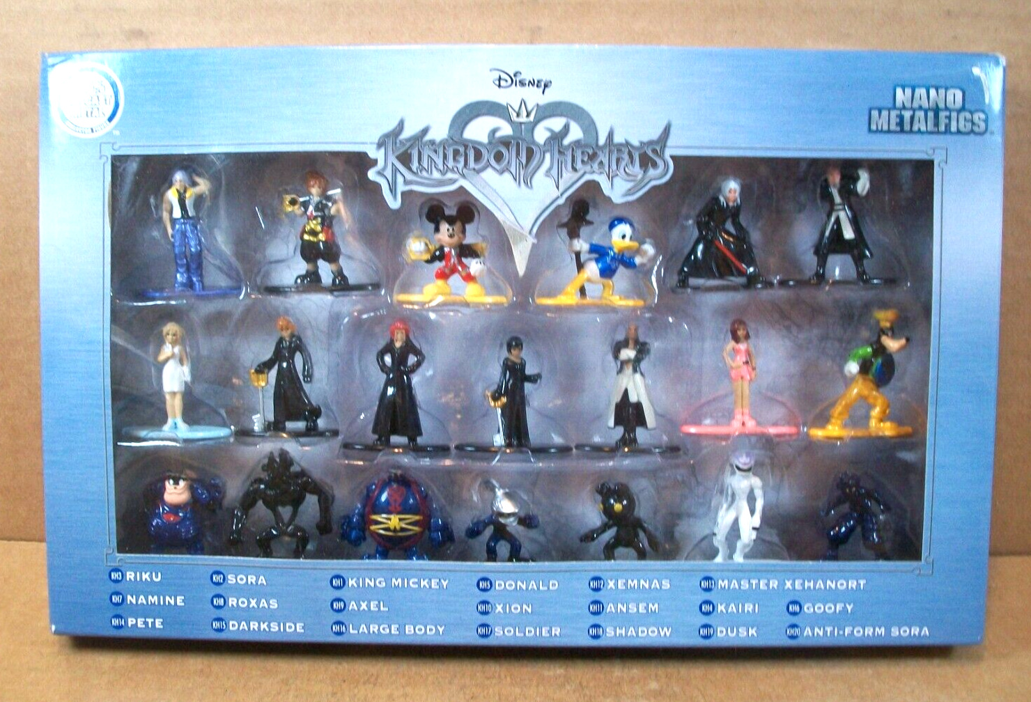 2018 Jada Toys ~ Disney Kingdom Hearts ~ 20 Pack Nano Metalfigs (Diecast) ~w/Box