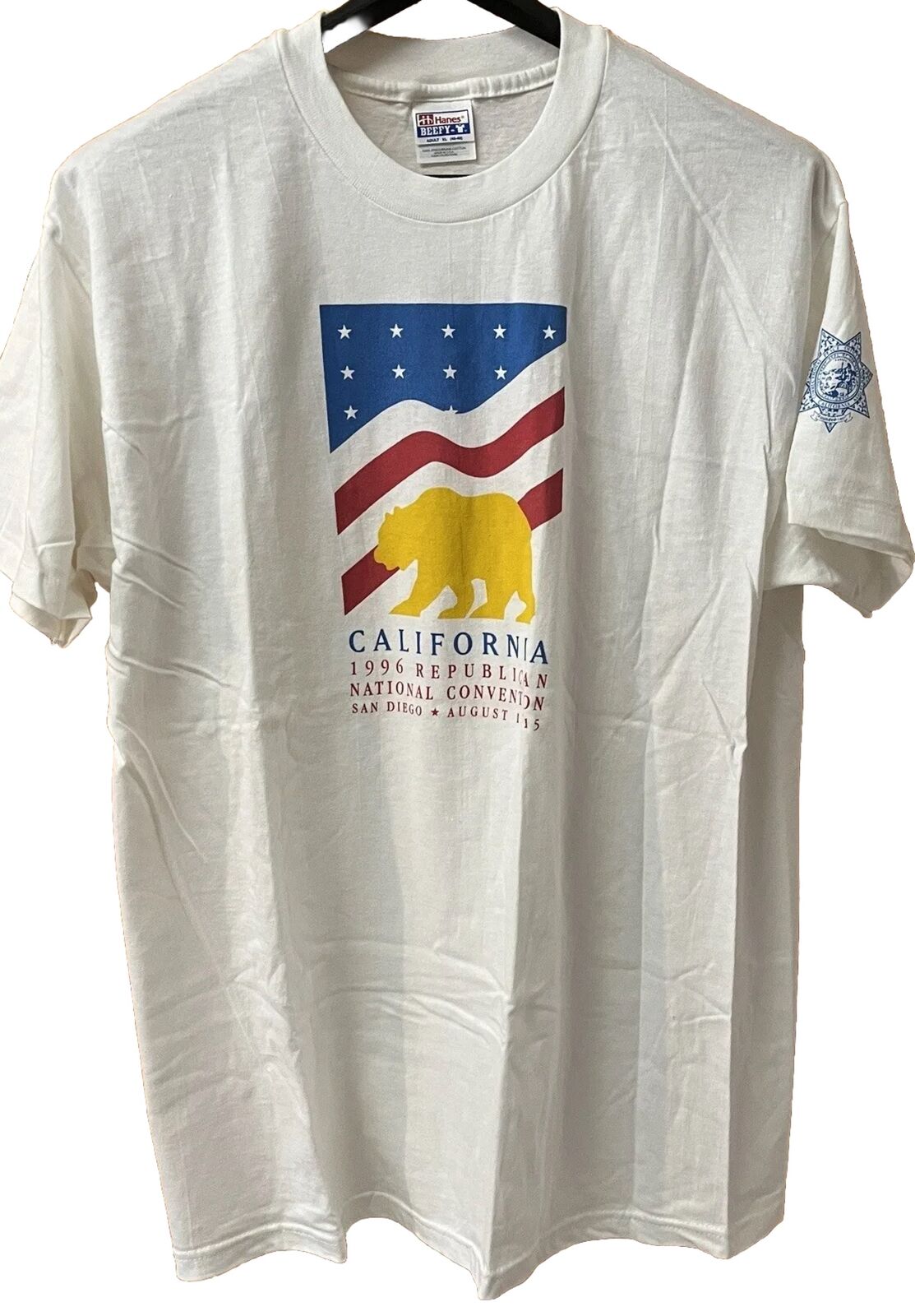 Vtg1996 Republican National Conven. San Diego ￼T-Shirt XL+ matching canvas bag