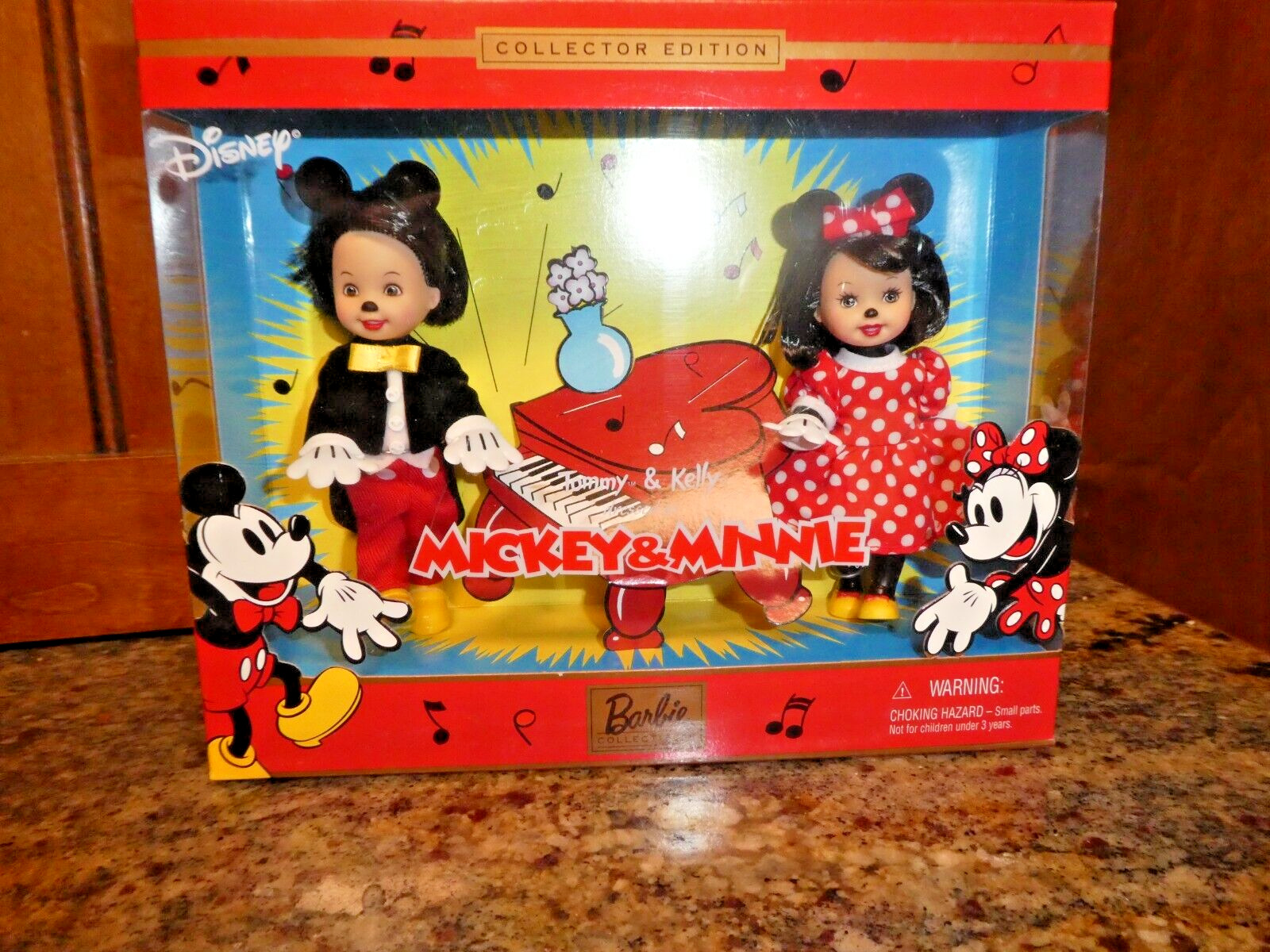 2002 KELLY & TOMMY AS MICKEY & MINNIE MOUSE GIFTSET  MINT HIGHLY DETAILED NRFB