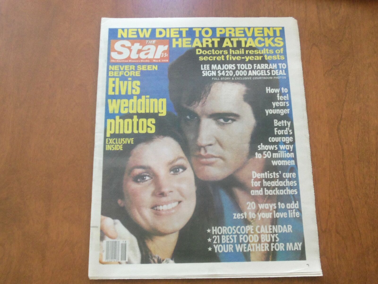 1978 MAY 2 THE STAR NEWSPAPER - ELVIS PRESLEY WEDDING PHOTOS - NP 4701