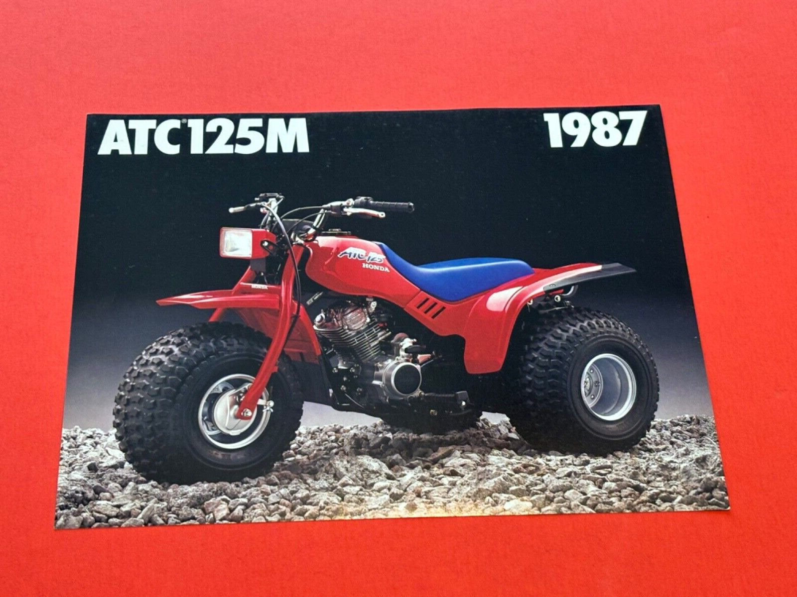 Original 1987 Honda ATC125M Dealer Sales Brochure