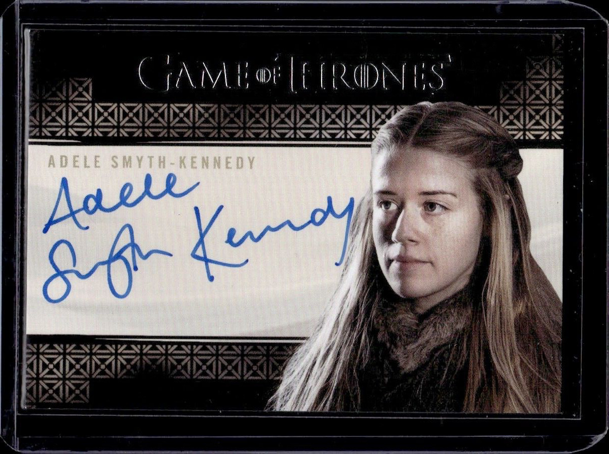 Rittenhouse Game of Thrones Adele Smyth-Kennedy VALYRIAN STEEL AUTO signed