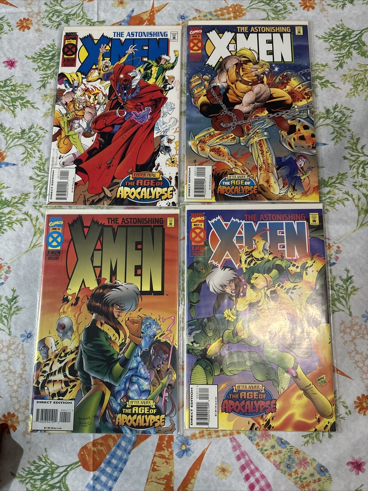 Marvel The Astonishing X-Men #1-4 Complete Set The Age of Apocalypse
