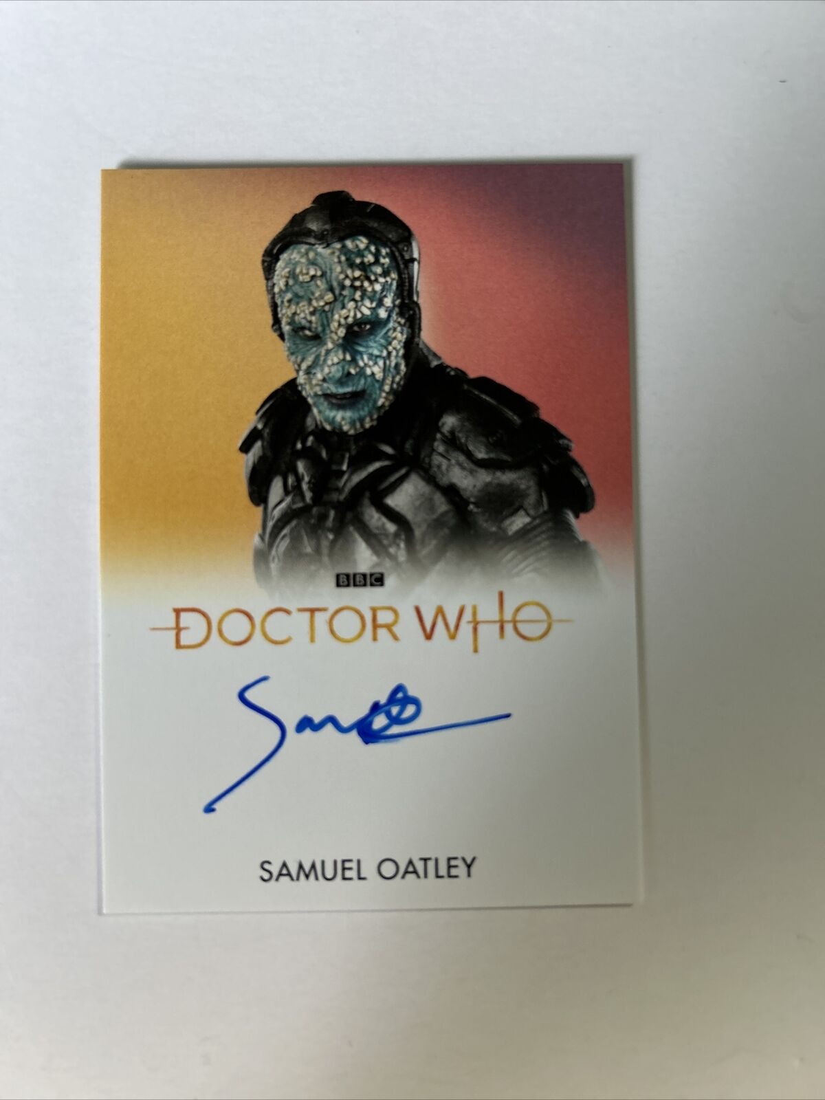 2018 Rittenhouse Doctor Who Series 11 & 12 Samuel Oatley as Tzim-Sha Autograph