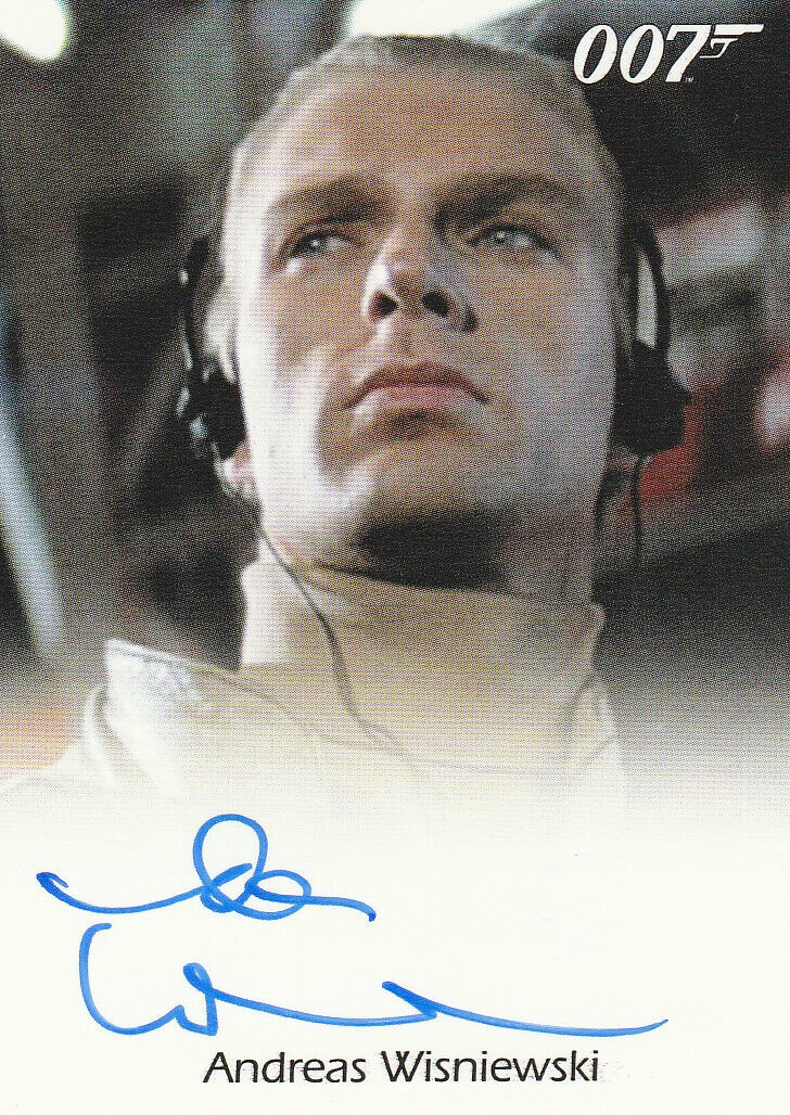 James Bond 50th Anniversary Fullbleed autograph card     Andreas Wisniewski