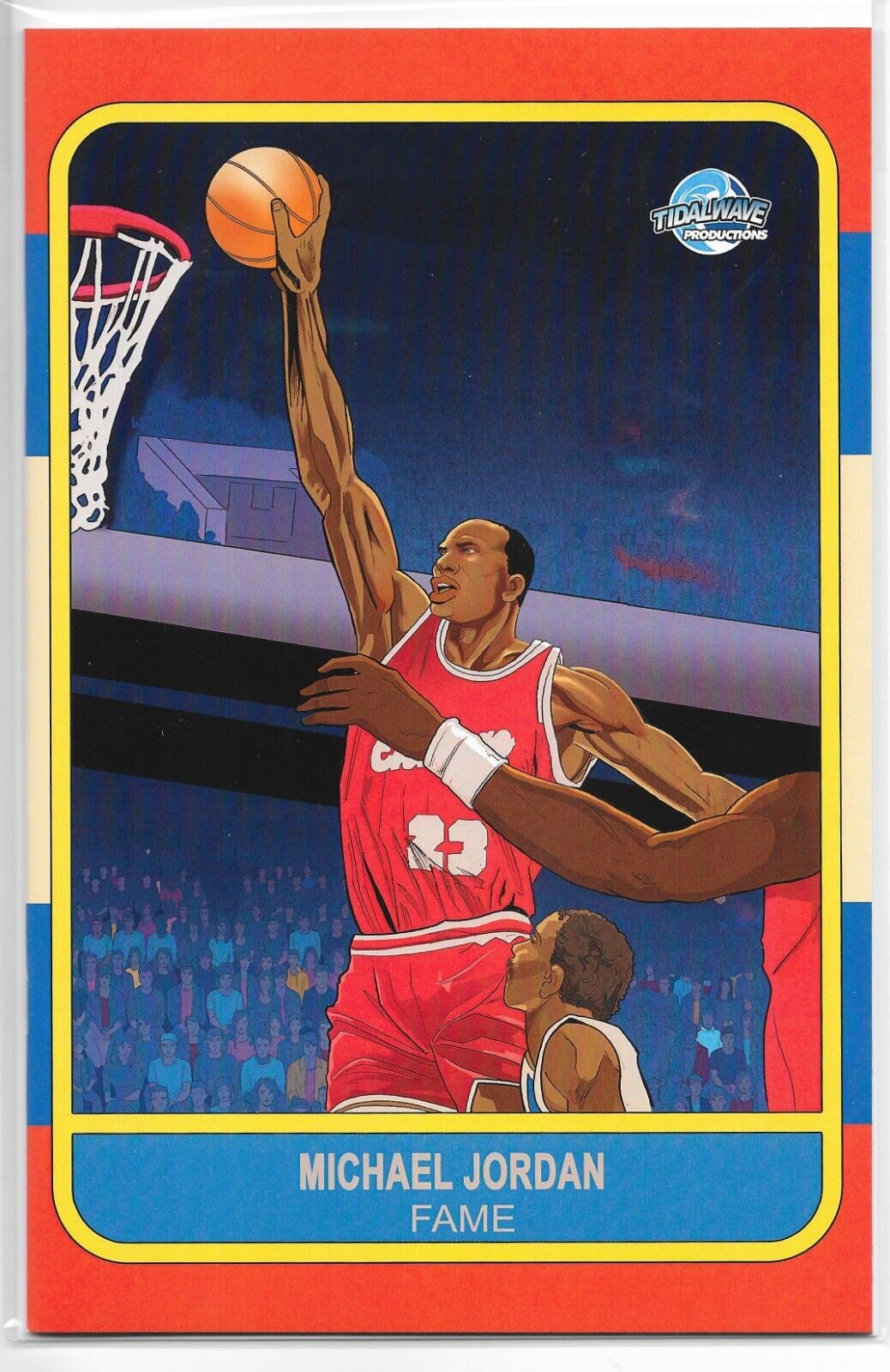 2024 Michael Jordan Fame 1 Comic Book 1986 Fleer Rookie Card Variant RC /100