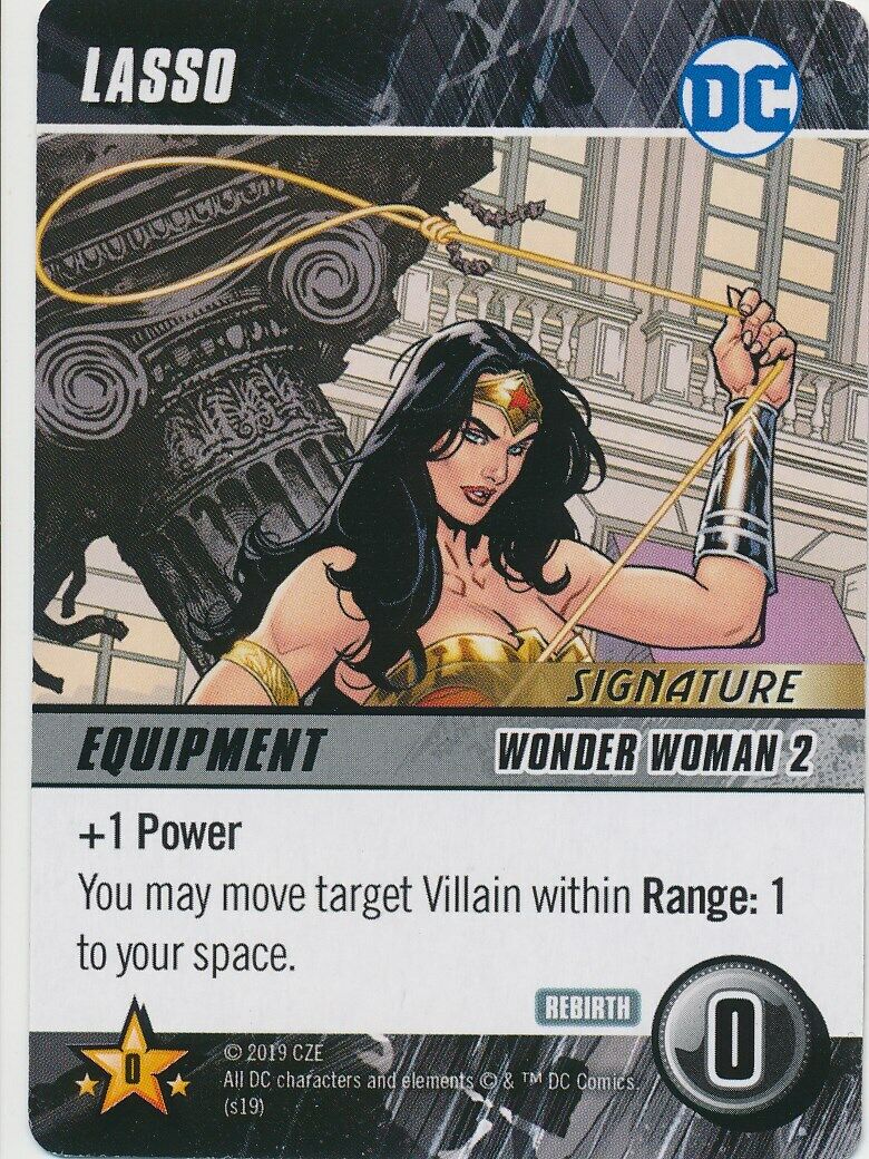 LASSO DC Comics Deck Building Game REBIRTH WONDER WOMAN