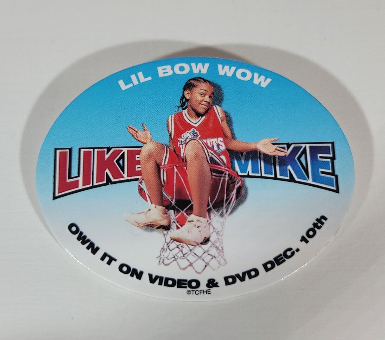Like Mike Lil Bow Wow Promo Promotional Pin Pinback video movie collectible DVD