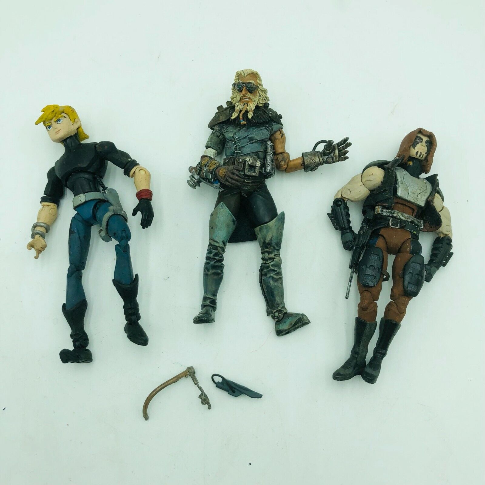 Vintage Custom Made Action Figures with Weapons