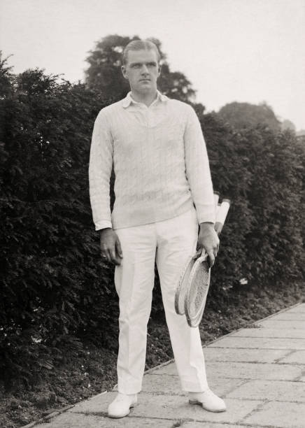 American tennis player Raymond Casey at Wimbledon 1925 Historic Old Photo