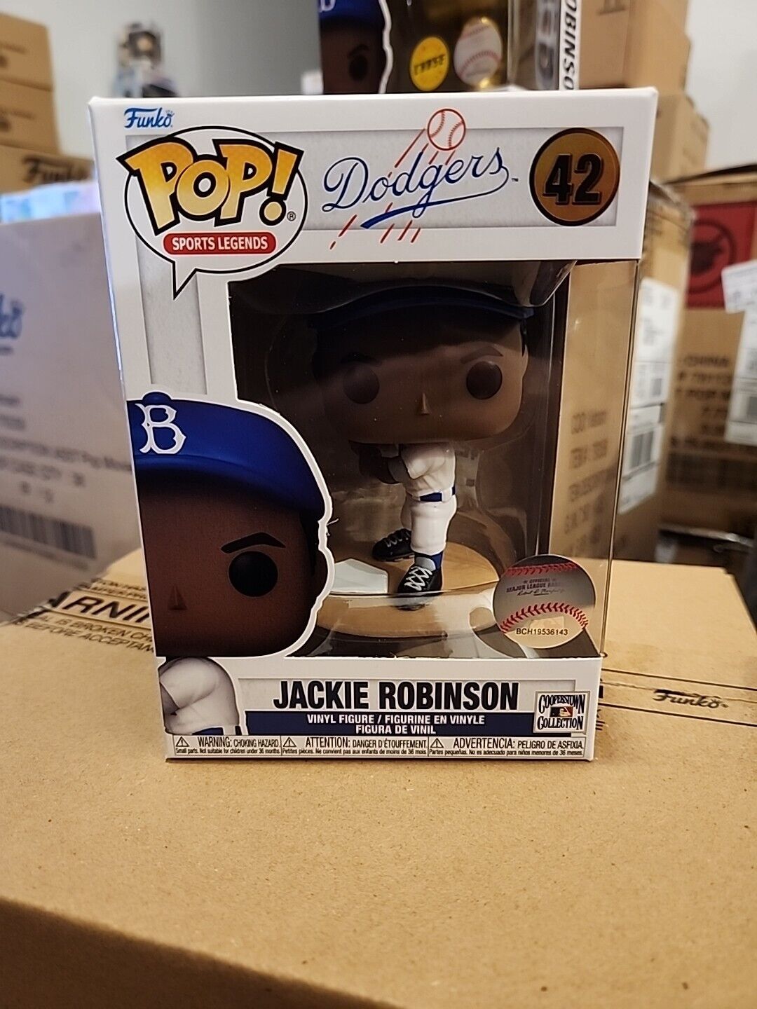 Funko Pop Jackie Robinson 42 Limited Edition Brooklyn Dodgers NEW MINT