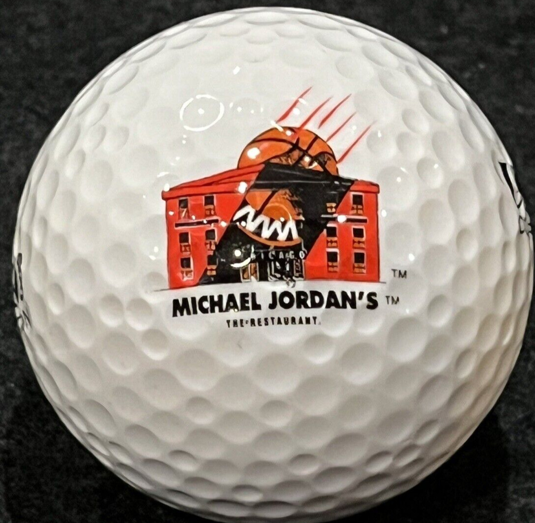 Michael Jordan's The Restaurant Logo Golf Ball Chicago Bulls NBA