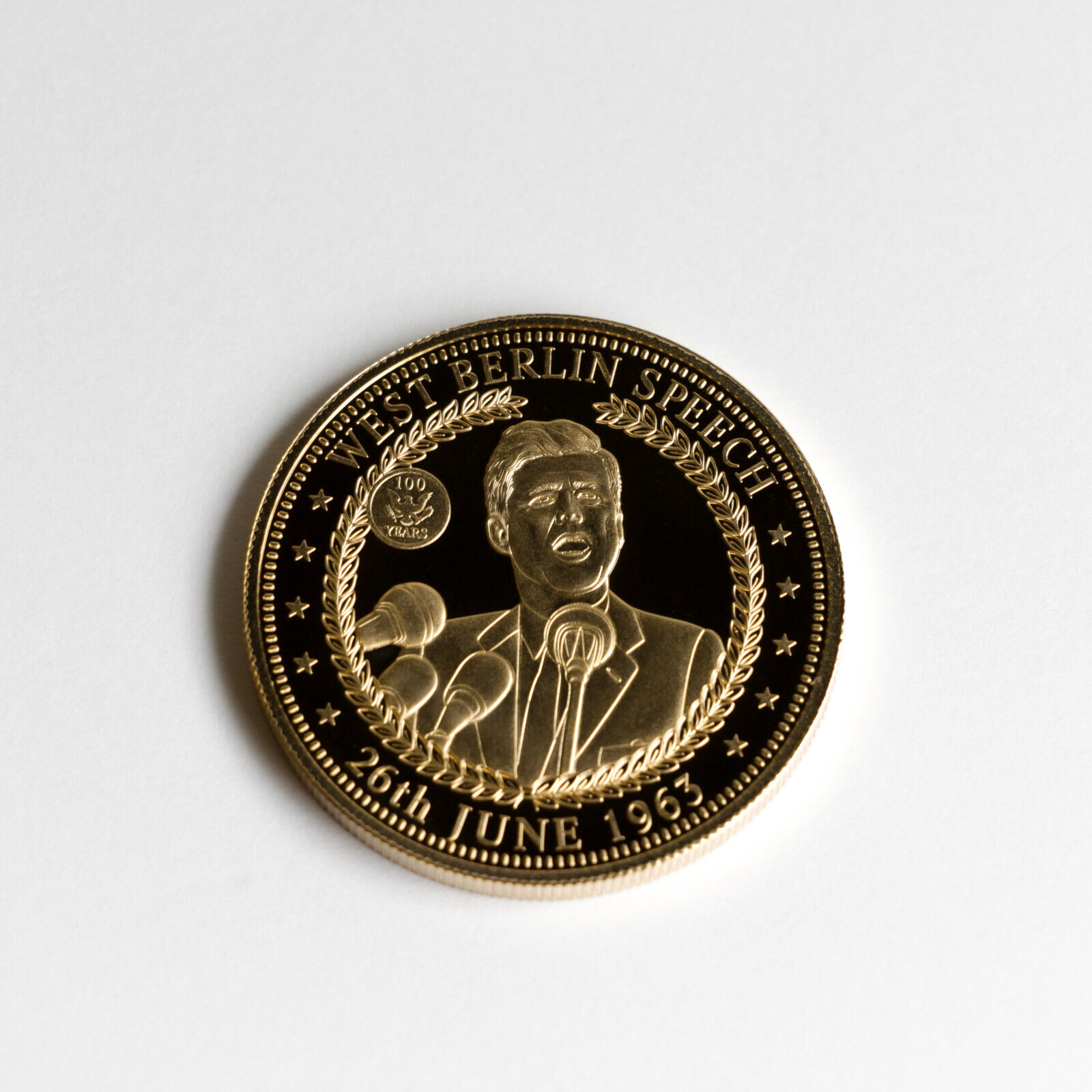John F Kennedy 100th Anniversary Proof Coin West Berlin Speech