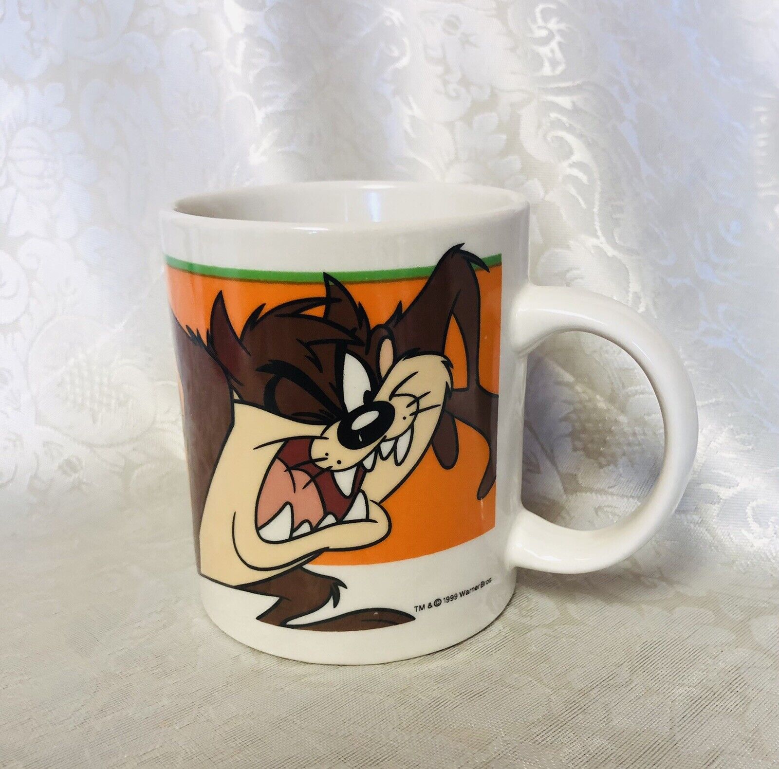 Vintage 1999 Looney Tunes Taz Devil Coffee Cappuccino Hot Cocoa Mug by Gibson