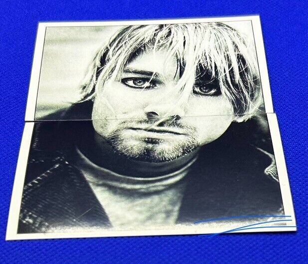 1995 Panini Smash Hits Album Stickers #95 & #96 Kurt Cobain Nirvana Set 🔥🌟🎸
