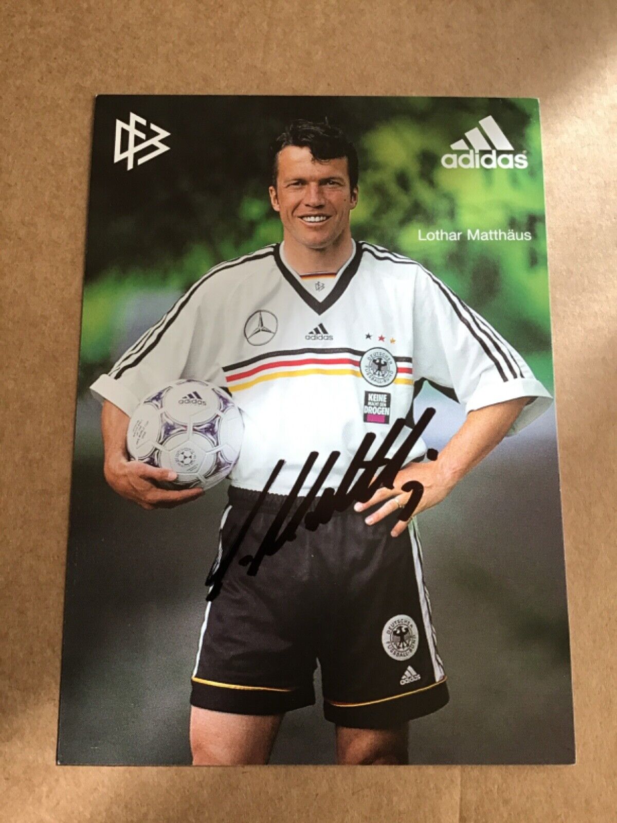 Lothar Matthaus, Germany 🇩🇪  World Cup Winner 1990 4x6