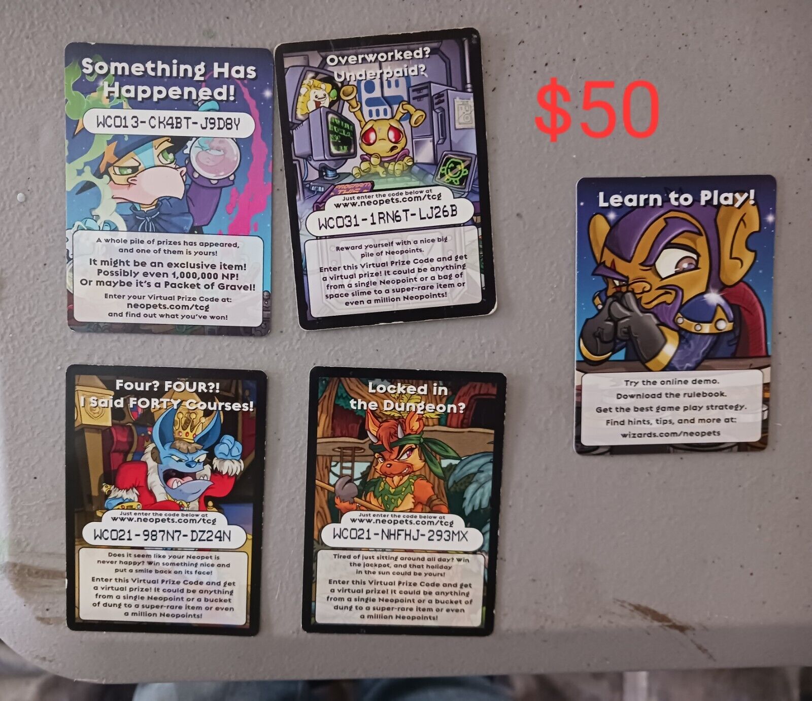 Neopets Trading Cards
