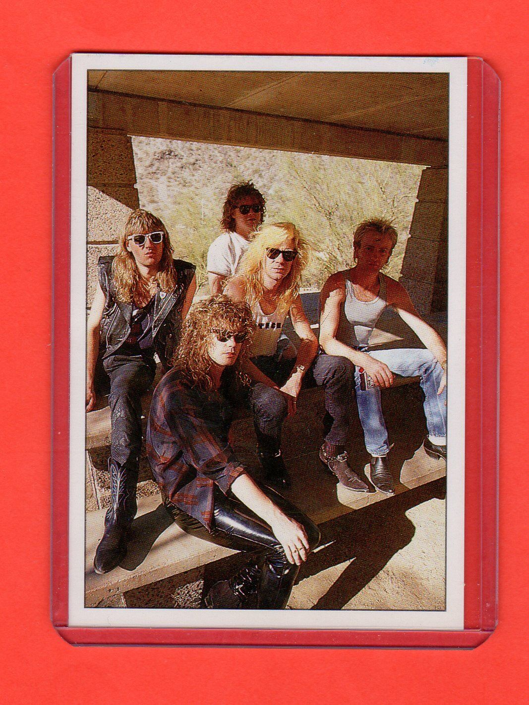 Def Leppard 1988 Panini Smash Hits Card  Pack Fresh 