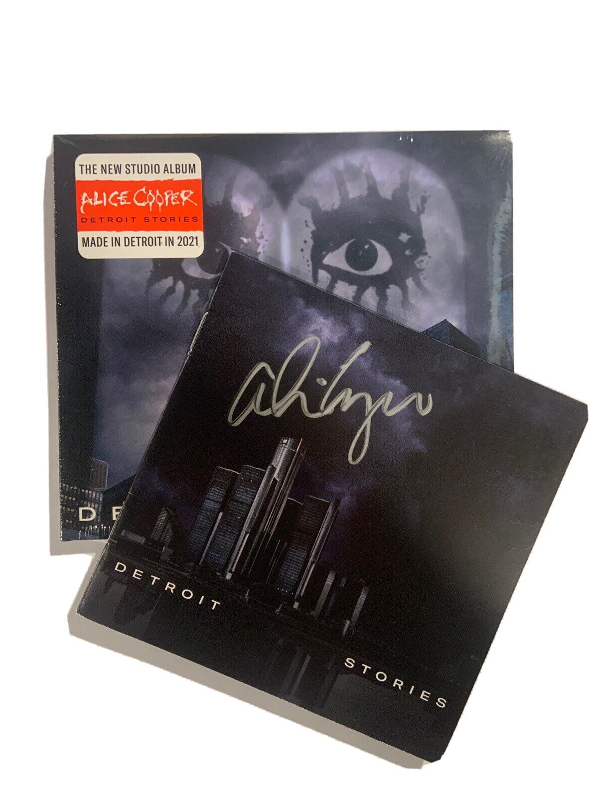 Alice Cooper Autographed CD Detroit Stories **METAL LEGEND** (Read Description)